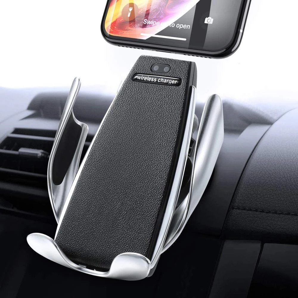 Automatic Clamping Wireless Car Charger - ElectroniX