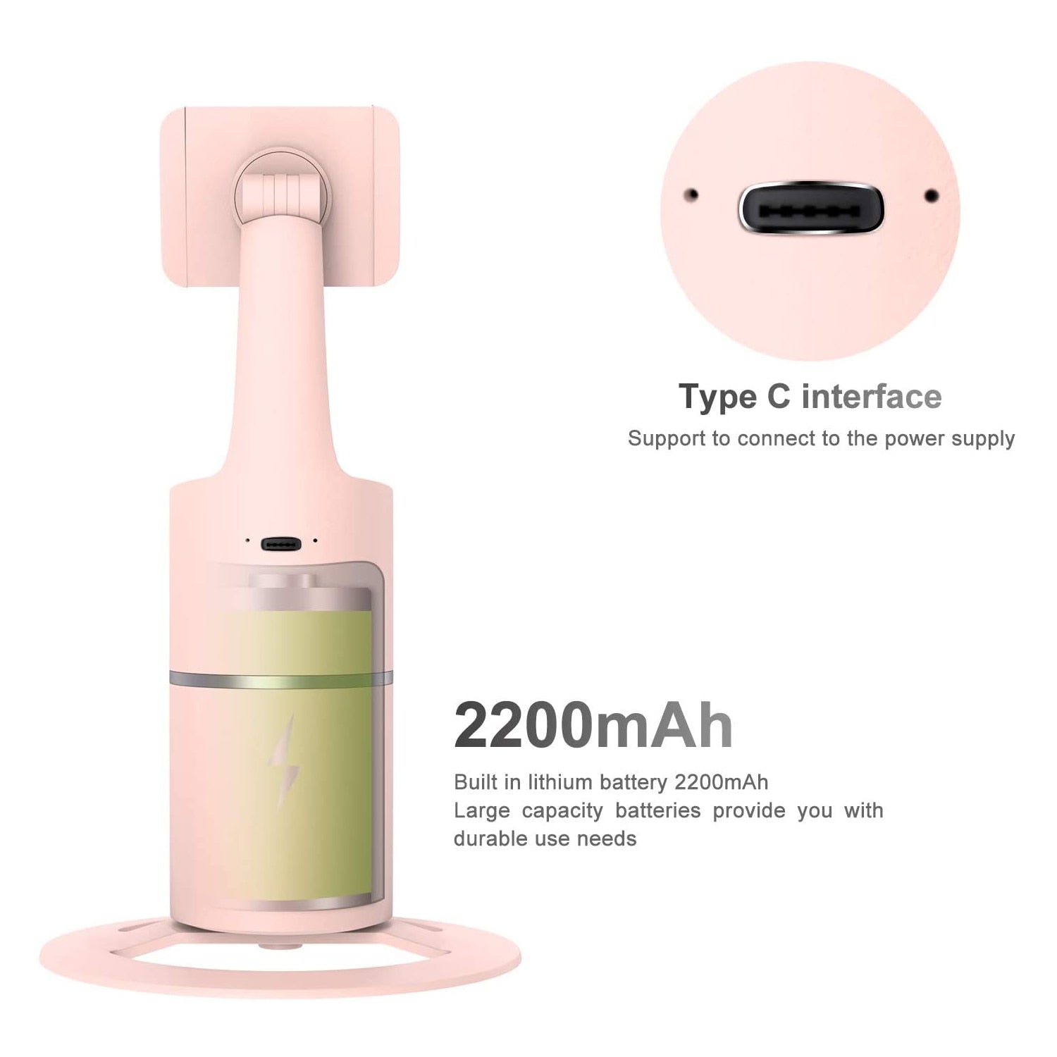 Face Tracking Rotation Phone Gimbal - ElectroniX