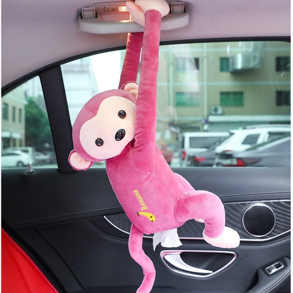 Funny Hanging Monkey Tissue Holder - ElectroniX