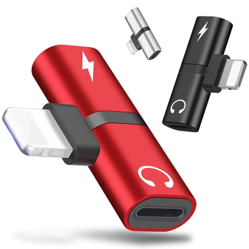 2 - in - 1 Dual - Port Headphone Charger Adapter - ElectroniX