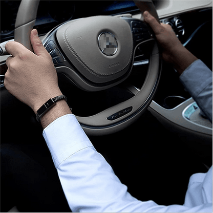 Leather Mini USB Bracelet Data Charging Cable - ElectroniX